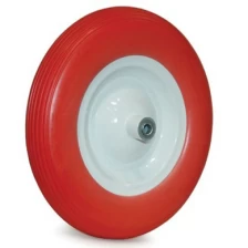 China Good durable and harmless and environmental friendly good right tyres pu foam rubber wheels solid rubber toy wheels manufacturer