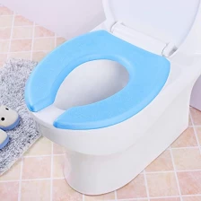 Chine Coussin de siège de toilette imperméable en mousse PU Coussin de type Closestool lavable en pâte, bleu en forme de U fabricant