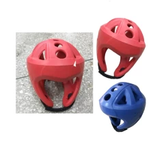 Китай PU safety helmet for sport, polyurethane safety head guard supplier, high density PU head guard, high quality headgear supplier производителя