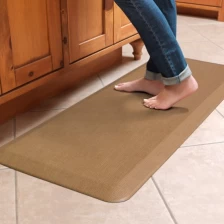 China PU soft anti fatigue pvc foam standing mat kitchen rugs fabricante
