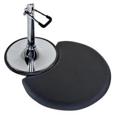 China Polyurethane barber floor mats, floor chair mat, salon mats,  hair mat, rubber mats for sale manufacturer