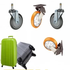 Китай Литье полиуретана поставщики смолы чемодан колеса, пользовательские сумки PU колеса, полиуретановые колеса багажа производителя