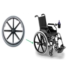中国 聚氨酯舒适的轮椅轮胎安全老年代步车轮胎 制造商