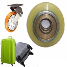 China Fabricante de espuma de poliuretano PU rodas, rodas bagagem de poliuretano, rodas de PU desgaste fabricante