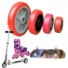 중국 폴리 우레탄 폼 제조 업체 스케이트 바퀴, 사용자 지정 처리 스케이트 보드 바퀴 제조업체