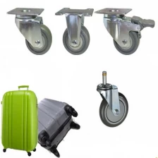 China Polyurethane foam suppliers luggage wheels, PU wheels durable luggage manufacturer