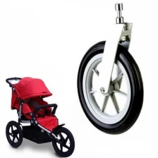 中国 聚氨酯树脂供应商婴儿车轮胎，加工定做PU实心轮胎，聚氨酯轮胎婴儿推车 制造商