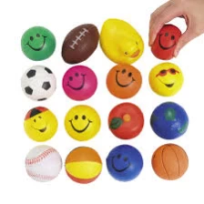 China Popular Eco-friendly Promotional Polyurethane Foam Stress Ball,color changing PU stress ball manufacturer