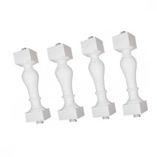 Chine personnalisable pu mousse balustre, Balustrade OEM durable décoratif, bacony polyurethae garde-corps, fournisseur balustre surface lisse fabricant