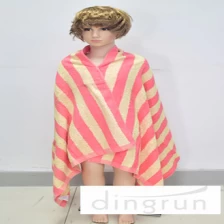 China 100% Baumwolle Luxus-Streifen Badetuch für Kinder Hersteller