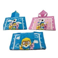 China 100% cotton scrape velour reactive printing children pouch for swimming manufacturer