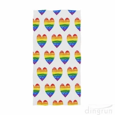 Китай Гомосексуальные полотенца для рук "Радуга любви" Гей-прайд Ванная комната Душевые полотенца для ванной производителя