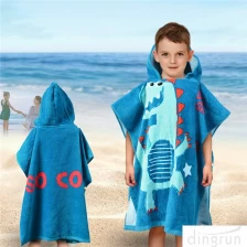 China Toalhas de praia com capuz para crianças fabricante