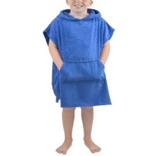 中国 Microfiber Cotton Hooded Surf Poncho Beach Towels for Kids Hooded Towel for Teen Soft Flannel Changing Robe 制造商