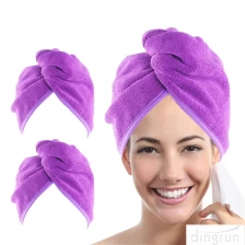 China Microfiber Hair Towel Wrap for Women manufacturer