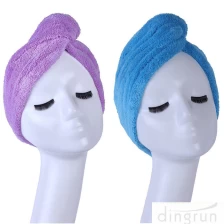 China Envoltório de toalha do turbante do cabelo de Microfiber fabricante