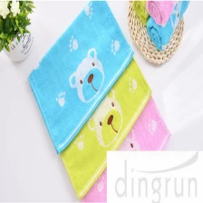 China Supper soft Pure Cotton Customized Face Wash Towel Eco-friendly manufacturer