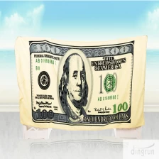 China toalha de praia dinheiro fabricante