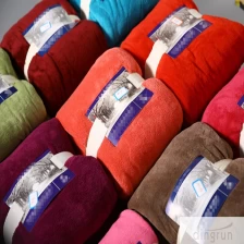 China soft coral fleece blanket manufacturer