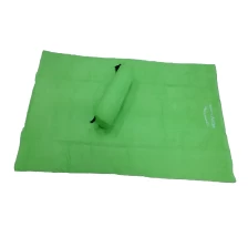China solid colour beach towel with pillow manufacturer
