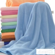 China Super poliéster absorvente toalha de banho de microfibra fabricante