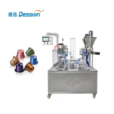 Chine Machine à emballer automatique rotative de poudre de café instantané, remplissage et scellage de capsules Nespresso K-cup fabricant
