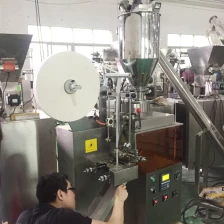 China Automatische verpakkings- en sluitmachine voor snus met gelamineerde folie fabrikant