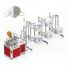 China KN95 maskerproductiemachine n95 gezichtsmaskermachine klaar voor verzending fabrikant