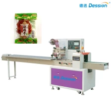 porcelana Máquina de envasado de alimentos de cerdo cecina horizontal con impresora de código de fecha fabricante