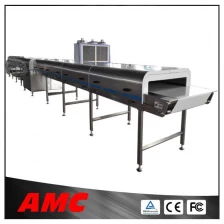 Cina Cost Saving China Top10 Manufacturer Wafer Biscuit Chocolate Sterilizing Full Automatic Cooling Tunnel Machine produttore