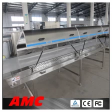 Cina Acciaio inossidabile dello schermo di tocco belga Cioccolato / Snickers / Ferrero Rocher cioccolato raffreddamento Tunnel macchina per linea di produzione produttore