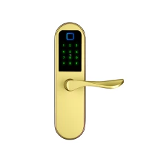 porcelana Cerradura de puerta biométrica de precio al por mayor Cerradura de huella digital inteligente de seguridad sin llave para hogar, oficina, hotel, casa fabricante