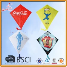 China Custom made diamond kite with your logo for promotion manufacturer