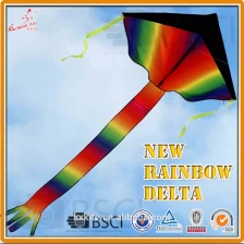 Çin Çocuklar İçin Yüksek Kalite Delta Rainbow Uçurtma üretici firma