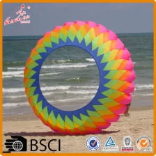 China colorful round kites ring kite for sale manufacturer