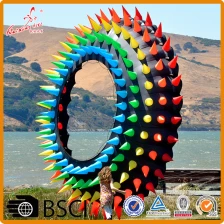China factory price new design huge Weifang spinning ring Kite with spikes manufacturer