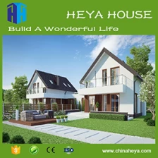 China China flat pack HEYA DIY accommodation design steel structure villa for sale manufacturer
