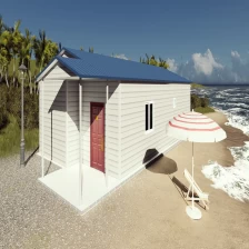 China HEYA New Style Modular Sandwich Panel Prefab Beach House fabricante