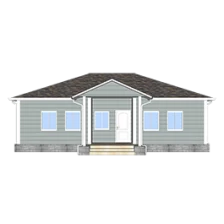China Casas modulares com estrutura de aço de baixo custo na China - 3B03 fabricante