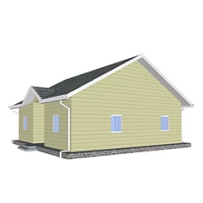 China Heya-3Q01 China casa pré-fabricada de luxo casa medidor de luz de 3 quartos fabricante
