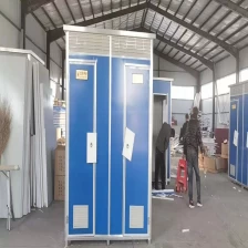 الصين منخفضة التكلفة المحمول فلاشينغ الجاهزة المرحاض لموقع البناء الصانع