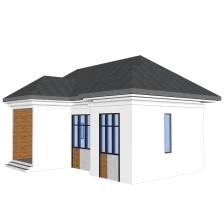 porcelana Villa de lujo - (QB09) 2019 Nuevo precio Casas prefabricadas Diseño de edificio de estructura de acero con cocina modular fabricante