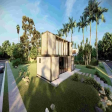 China Construção pré-fabricada pequena estrutura de aço moderno recipiente casas de frete -2x06 fabricante