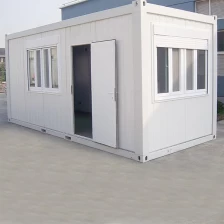 China Standard flat pack movable sandwich panel prefab container house manufacturer
