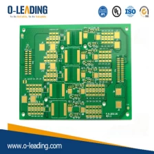 China 4-layer printed circuit board with selective hard gold coating 50 Micro Inch (1.25 micrometers) manufacturer