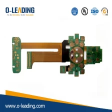 Китай 4L, Многослойная жесткая гибкая печатная плата, Flexi PCB, Polyimide + FR-4, OEM производитель в Китае, Immersion Gold Печатная плата, Green SM + Coverlay производителя