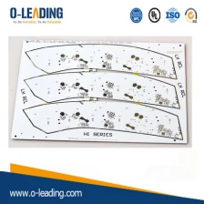 China Double sided pcb supplier,0.8MM board thickness,white soldermask manufacturer
