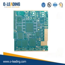 China HDI PCB, 18 lagen, boarddenken 2.4MM, Gold-plating-50U “, Hoge frequentie, fabrikant