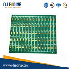 China Halogeenvrij basismateriaal, dubbelzijdige dunne 0,8 mm PCB vervaardigd in China, blauw soldeermasker Elektronische PCB fabrikant