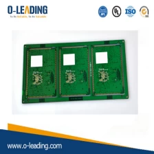 China 8 Mulitlayer ENIG PCB met geplateerd halfgat, PTH halfgat-PCB toegepast voor industriële besturing fabrikant